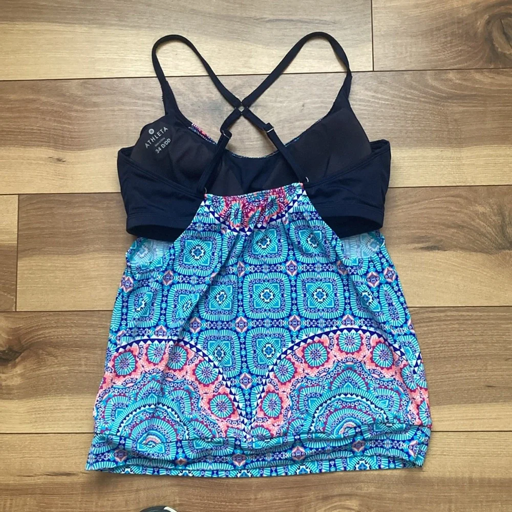 Athleta Fiji Blousy Tankini Top